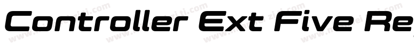 Controller Ext Five Regular字体转换